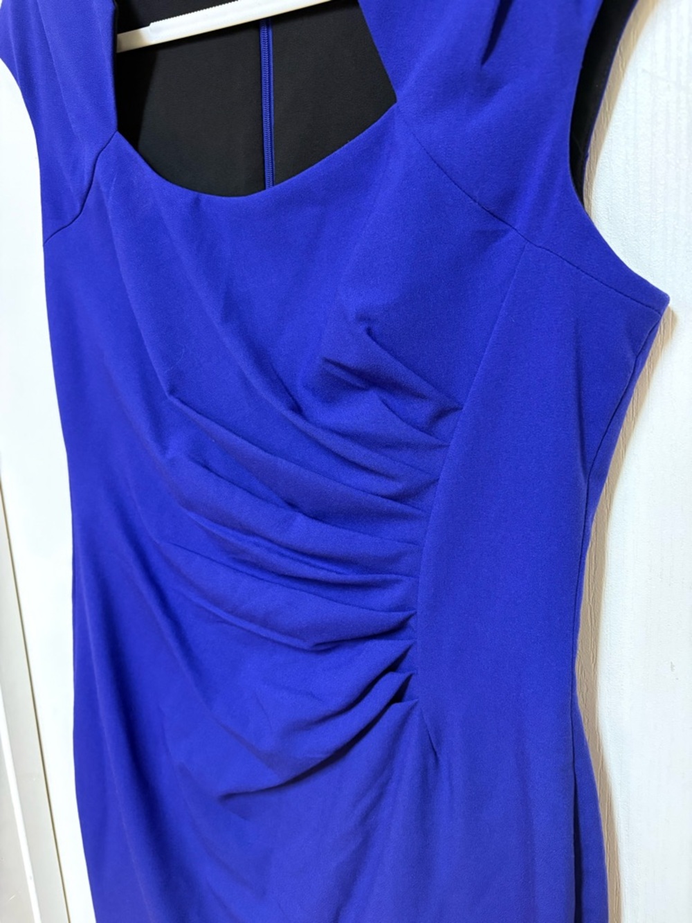 Calvin Klein Blue Cap Sleeve Sheath Dress - Picture 5 of 5